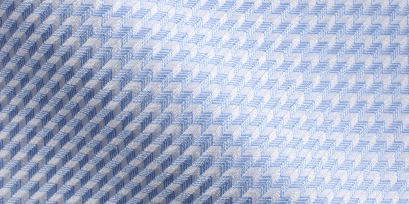 Tessuto Cerimonia Azzurro puro cotone