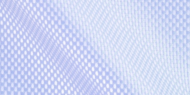 Tessuto Cerimonia Azzurro puro cotone