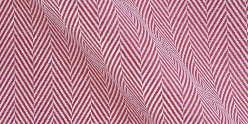 Spinato Rosso puro cotone