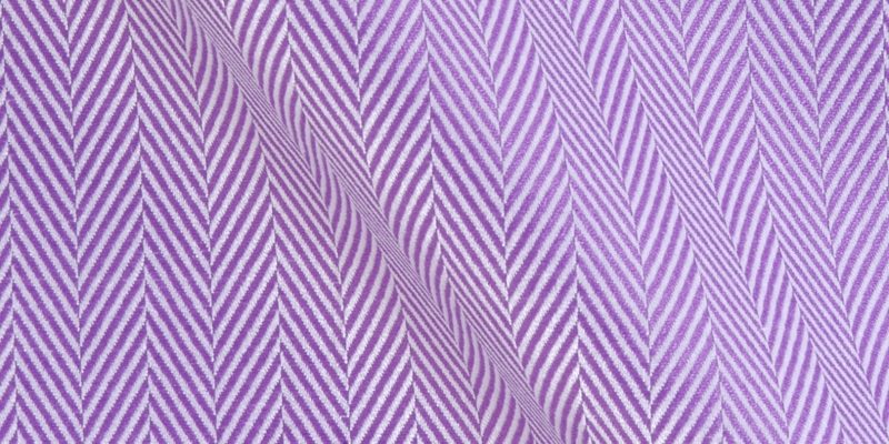 Spinato Viola puro cotone