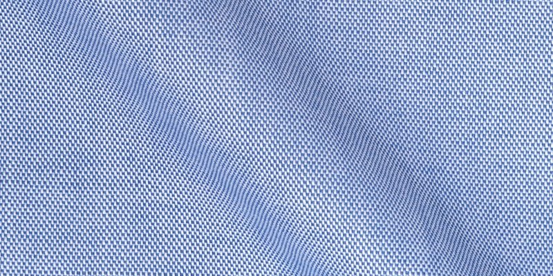 Pinpoint Blu puro cotone
